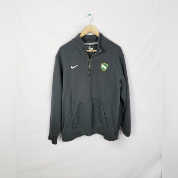 Men's Large Nike Methodist University Quarter-Zip Sweatshirt - Picture 1 of 5